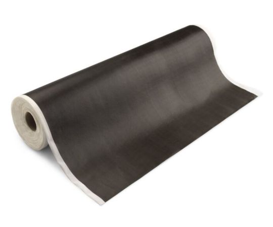 Nekpapier - Geplastificeerd Plasty Zwart ROL - 6 STUKS